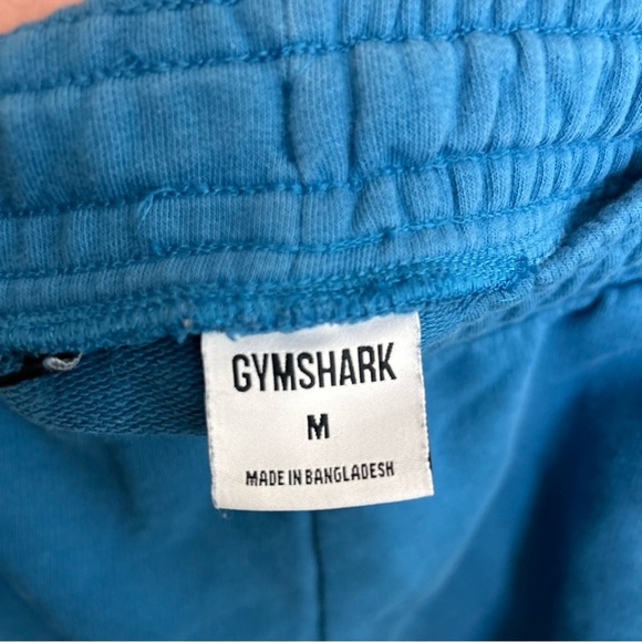 Gymshark Legacy 4” Shorts Slim Fit Retro Blue Men’s Size Medium - Picture 5 of 7